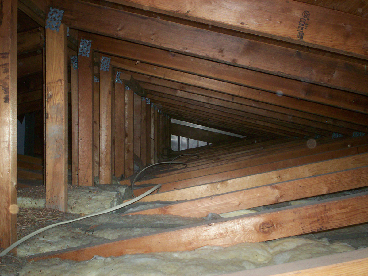 Attic Before & After - Insulation Services in Northern Michigan - Warmer Mornings Air Sealing & Insulation