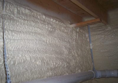 Closed Cell on Crawl Space Walls - Insulation Services in Northern Michigan - Warmer Mornings Air Sealing & Insulation