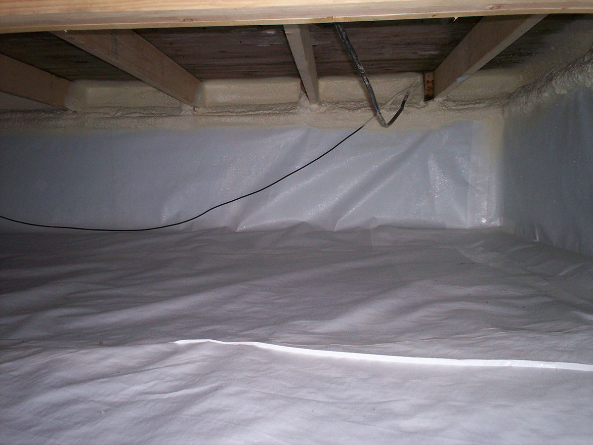 Crawl Space Encapsulation After - Insulation Services in Northern Michigan - Warmer Mornings Air Sealing & Insulation