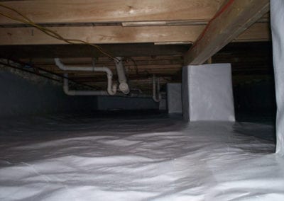 Crawl Space Encapsulation After - Crawlspace Encapsulation - Services in Northern Michigan - Warmer Mornings Air Sealing & Insulation