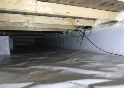 Crawl Space Encapsulation After - Crawlspace Encapsulation - Services in Northern Michigan - Warmer Mornings Air Sealing & Insulation