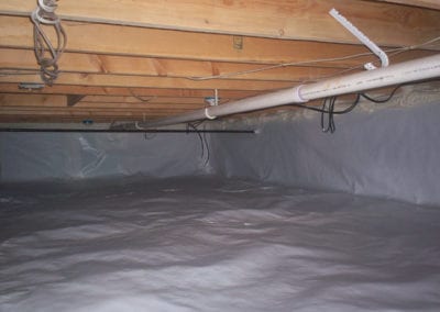 Crawl Space Floor & Wall Liner - Crawlspace Encapsulation - Services in Northern Michigan - Warmer Mornings Air Sealing & Insulation