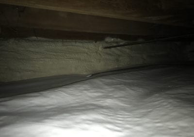 Crawl Space After - Crawlspace Encapsulation - Services in Northern Michigan - Warmer Mornings Air Sealing & Insulation