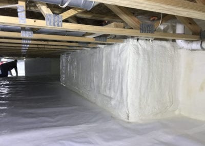 Crawl Space - Insulation and Air Sealing - Insulation Services in Northern Michigan - Warmer Mornings Air Sealing & Insulation